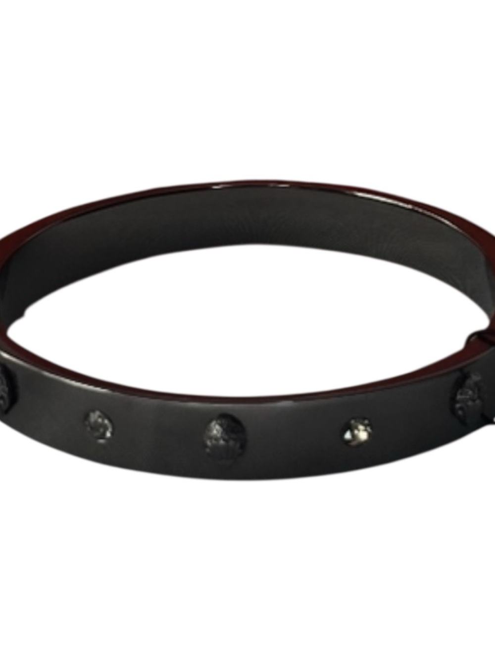 Kurt Geiger NWT - Black Stud-Embellished Bangle - Picture 2 of 5